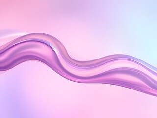 Modern colorful transparent fluid background, fluid neon wave curve glossy effect generative ai
