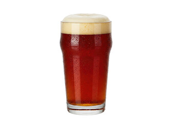 red ale beer in pint glass