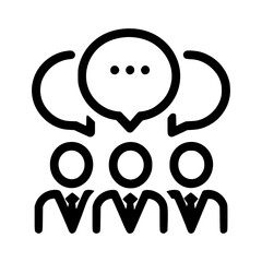 Happy family of four smiling faces in a cartoon vector illustration