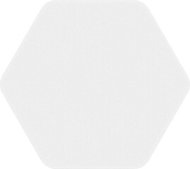 Transparent Glass Morphism Hexagon Shape. Simple Digital template with glass glossy element...