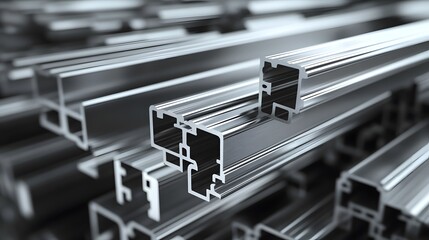 Professional Cross Sections of Extruded Aluminum for Industrial Use