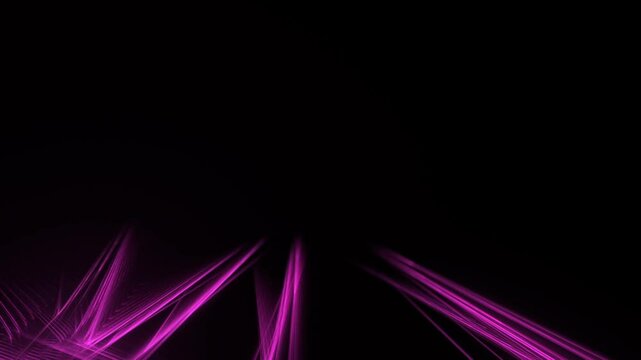Leuchtende strahlenf&ouml;rmige Linien &ndash; dynamischer Licht- und Energiehintergrund f&uuml;r Technologie, Datentransfer, Sicherheit, modern digital, Netzwerk, Kommunikation, Glasfaser, Internet, pink, magenta