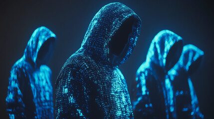 Hacker are planning to hack and attack networks and cyber security systems.abstract innovative cyber security network, using interconnected nodes to represent business partnerships on the Smart city.