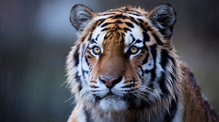 Fototapeta premium Tiger Face Up Close