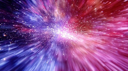 Obraz premium Abstract Cosmic Explosion