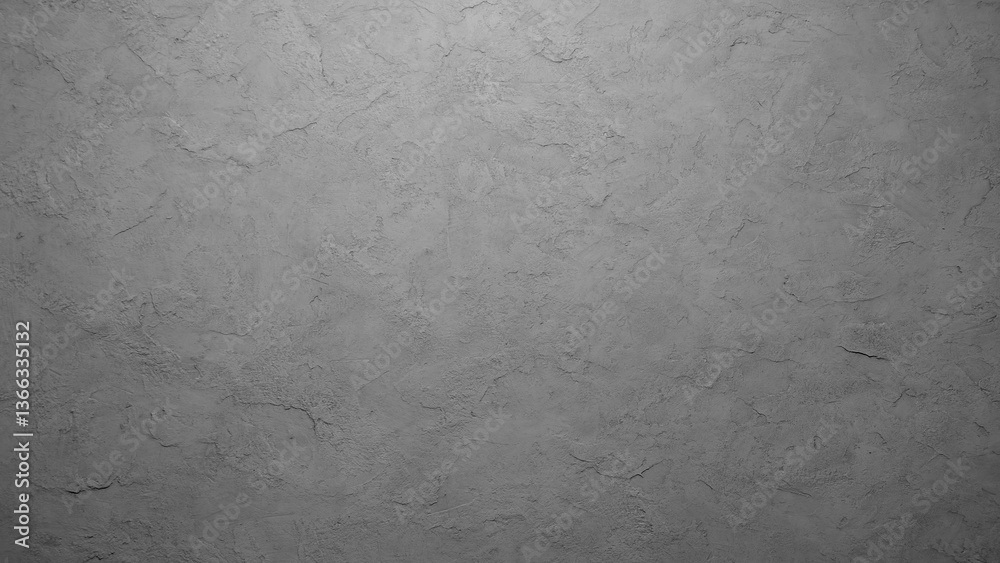 Leinwandbilder gray wall with rough texture. the wall is made of concrete and has gray color and is illuminated by 