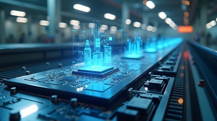 Advanced Manufacturing with Digital Twin Technology on Production Line