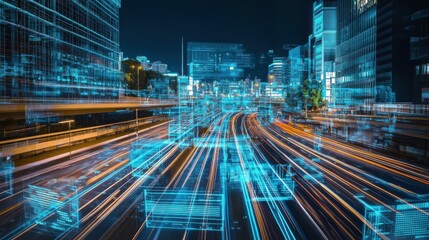 An AI powered system optimizing urban transportation by analyzing real time traffic conditions, commuter behaviors, and route availability for efficient transit management