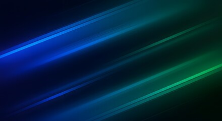 Glowing blue lines weave a soft, abstract motion pattern against a dark space backdrop