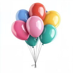 Colorful Balloons Bunch Festive Party Celebration Decorations