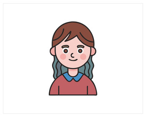 Girl Vector and girl image Free SVG Download 