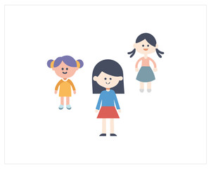 Girl Vector and girl image Free SVG Download 
