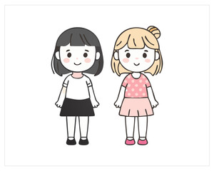 Girl Vector and girl image Free SVG Download 