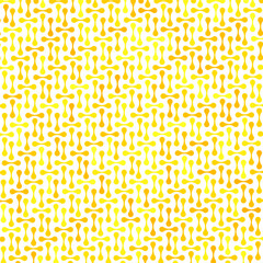 Vector Meta ball Connect Dot Set. Yellow Molecule chain. Circle Shapes. Abstract Geometric Dots. Morphing Blob for Pattern, Sticker, Badge, Poster, Web Design.