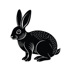 vector illustration of a rabbit