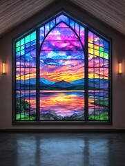 Stained Glass Chapel View