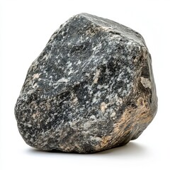 Fototapeta premium stone isolated on white background