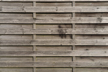 Naklejka premium A close up of a wood wall panel surface. Wallpaper concept