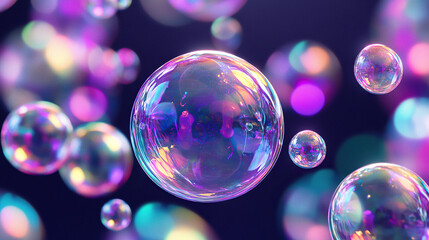 bubbles in the night