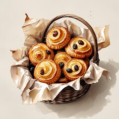 Cookies with chocolate