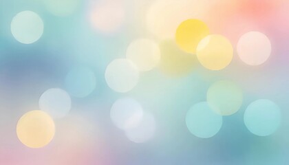 Abstract Pastel Bokeh Background Image