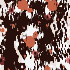 abstract Seamless floral pattern, with flowers on summer background, geometric template design for textiles, clothes, wallpaper	