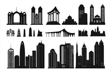 City Skylines Silhouette Collection (1)