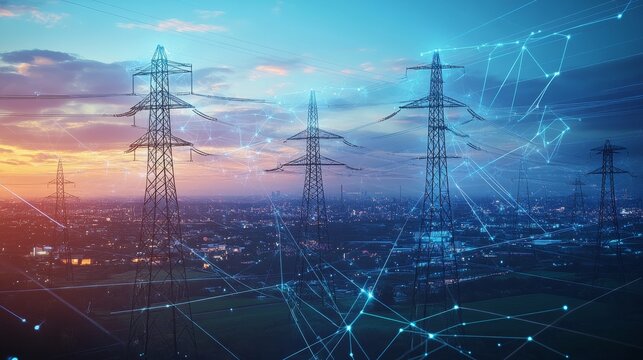 An AI powered system enhancing smart grid management by analyzing energy demand, consumption patterns, and grid performance to optimize power distribution