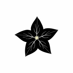 creative details Trillium Blossom Icon vector illustration