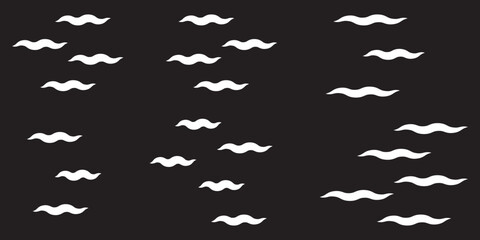 Wind blow line icon fresh vector cloud air isolated speed symbol. Wind blow air line icon logo.