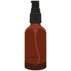 Skincare Spray Bottle Illustration