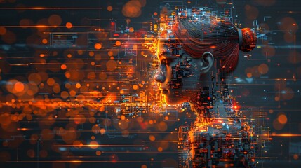 Quantum-powered artificial intelligence tapping into subconscious thought patterns.