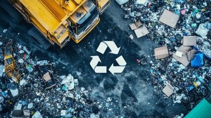 An AI powered system enhancing waste management by analyzing waste generation, collection data, and recycling patterns to improve sustainability and reduce landfill usage