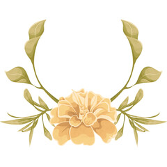 Elegant Watercolor Floral Clipart Frames 