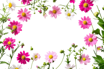 PNG Daisy frame daisies flower daisy.