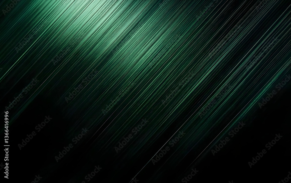 Poster background black and green dark are light with the gradient is the surface with templates metal text
