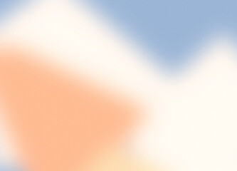 Blue, Peach, and Cream Mesh Gradient with Grain Background