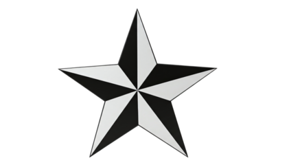Five pointed star graphic image