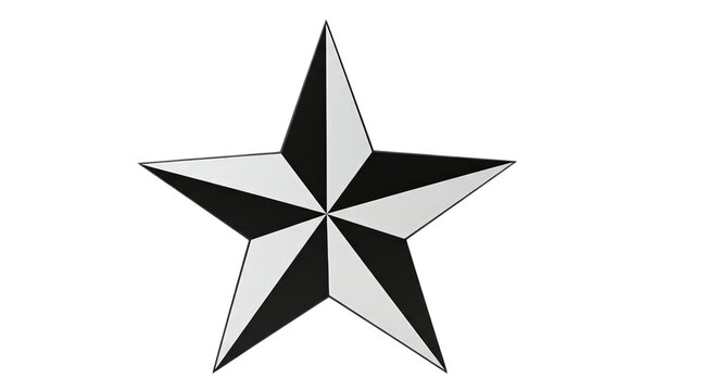Five pointed star graphic image