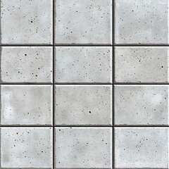 Grey Concrete Tile Texture.