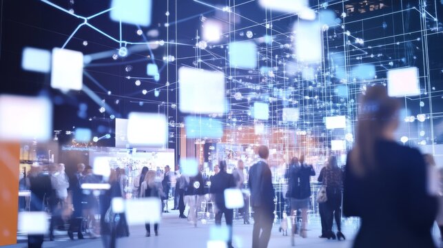 An AI powered system improving event management by analyzing attendee behavior, venue conditions, and scheduling to optimize event logistics