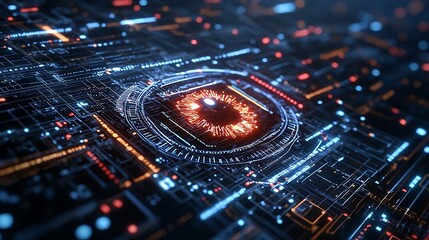 Circuit Board Tech Visual
