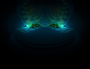 Imaginatory fractal abstract background Image