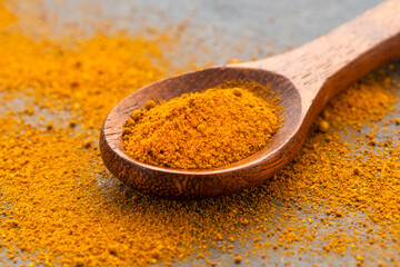 Curcuma longa - Turmeric is a very healthy species in the spoon