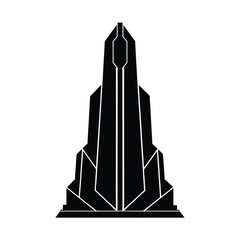 vector illustration of a christmas tree isolated