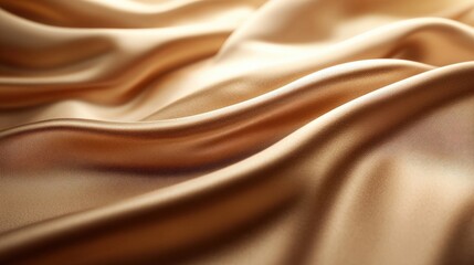 Obraz premium Luxurious Golden Satin Fabric Texture