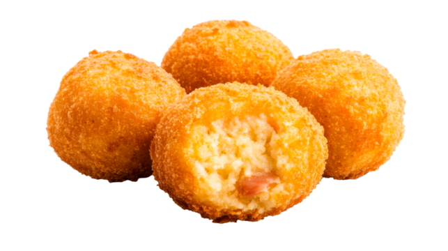 Delicious fried appetizer, perfect for snacks, cut out transparent