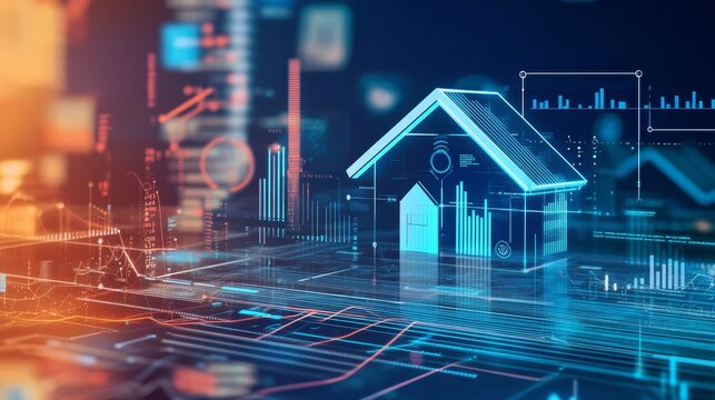 An AI powered system improving real estate by analyzing market conditions, property trends, and buyer preferences to optimize property investment strategies