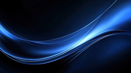 Fototapeta premium Abstract Blue Wave Design