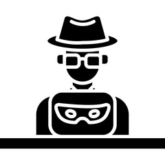 Fototapeta premium Hacker Icon